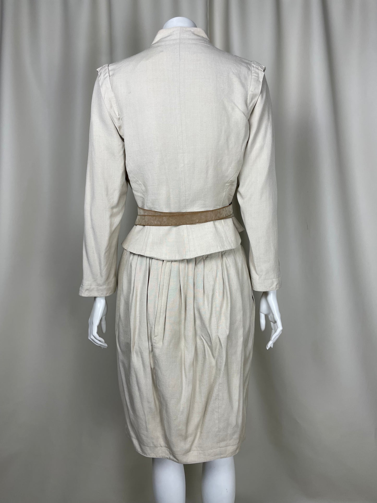 Thierry Mugler 1990’s Beige Bondage Space Suit (M)