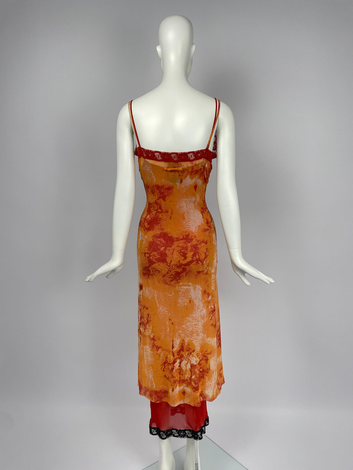 Jean Paul Gaultier 1990’s double layer mesh dress