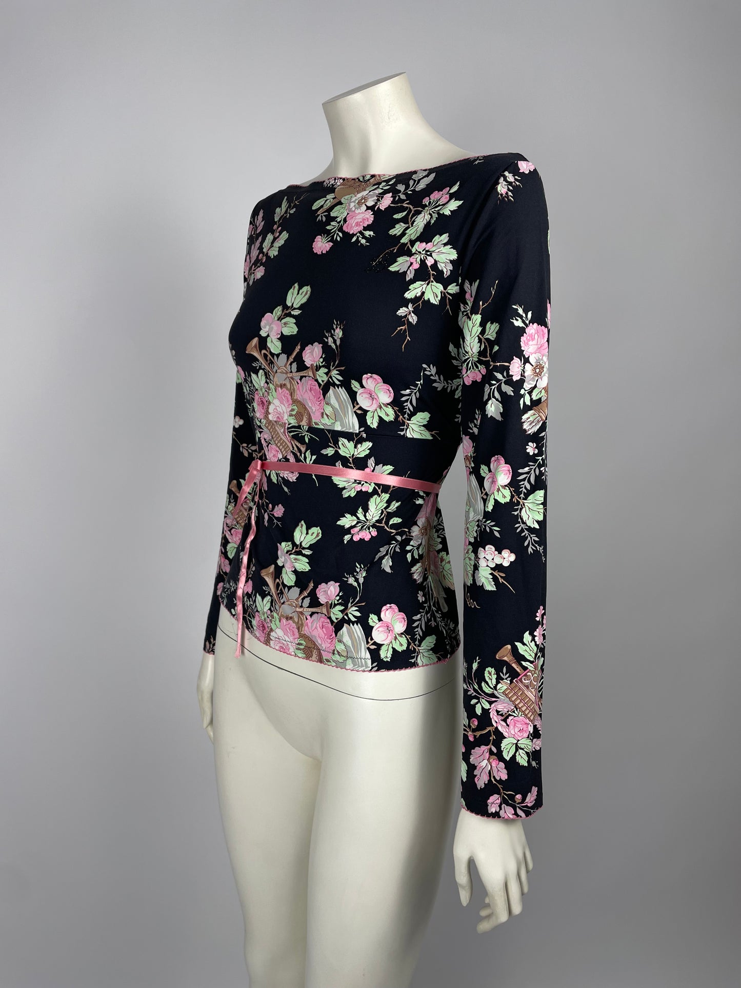 Blumarine 2000’s Flower print blouse