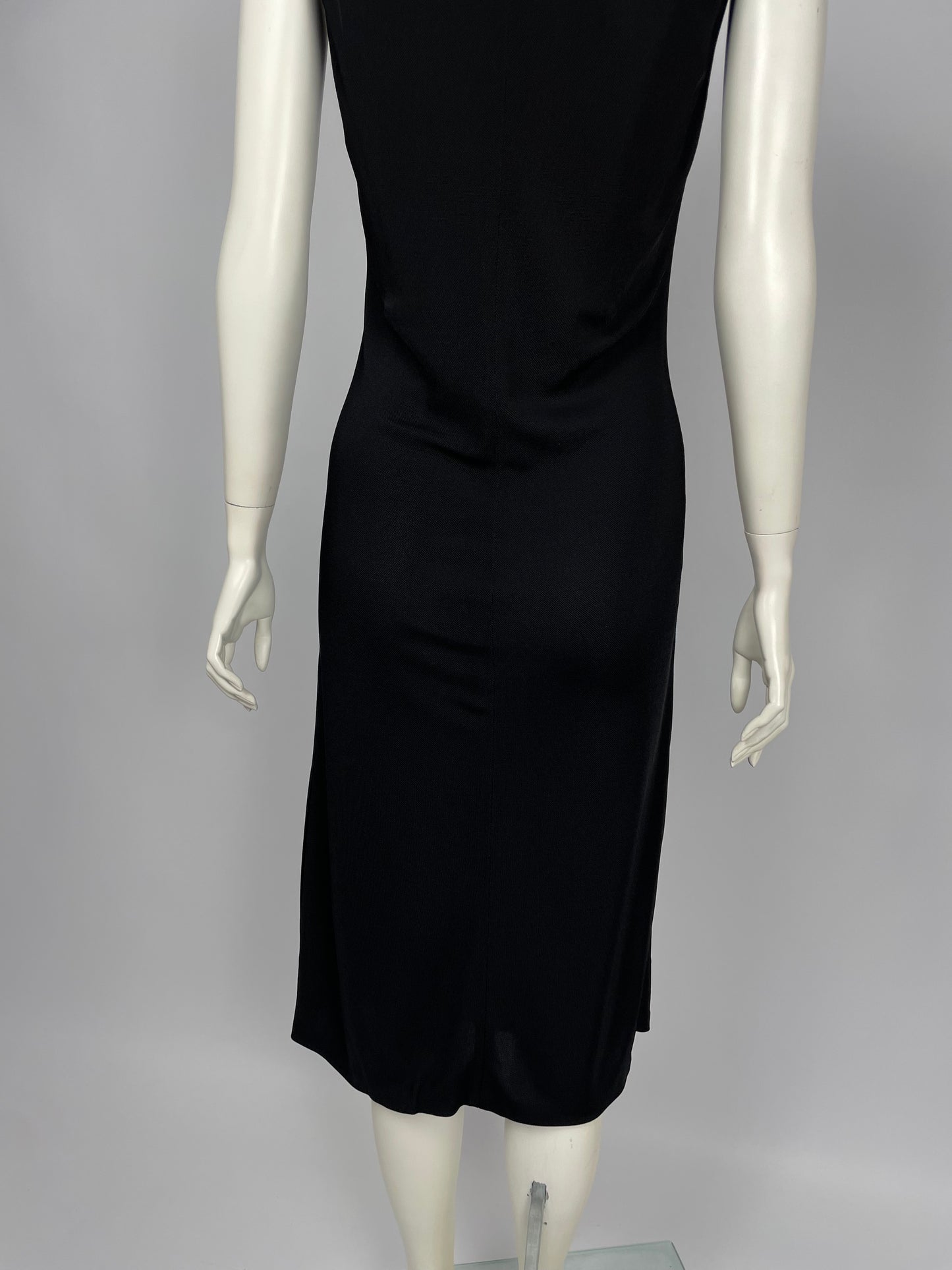 Gianni Versace early 2000’s knit maxi dress logo.