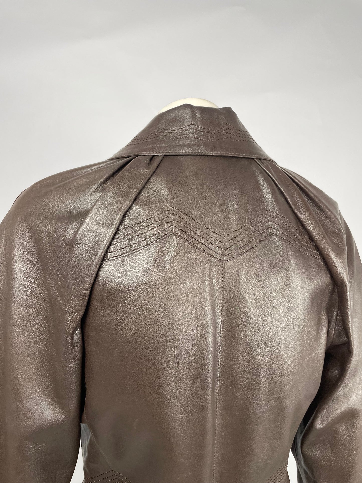 Dior by John Galliano F/W 2002 leather jacket.