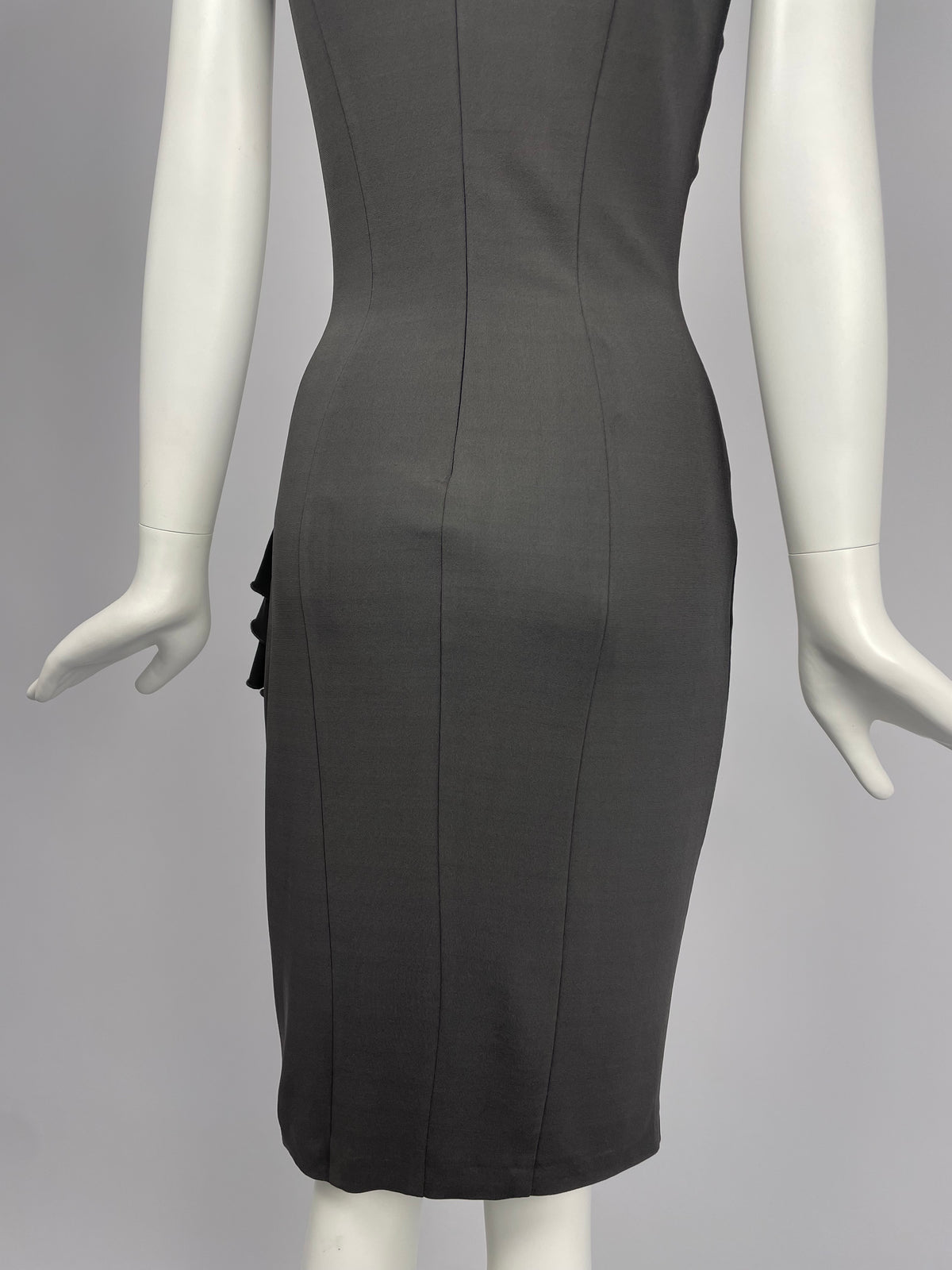 Blumarine 2000's flared ruffled dress