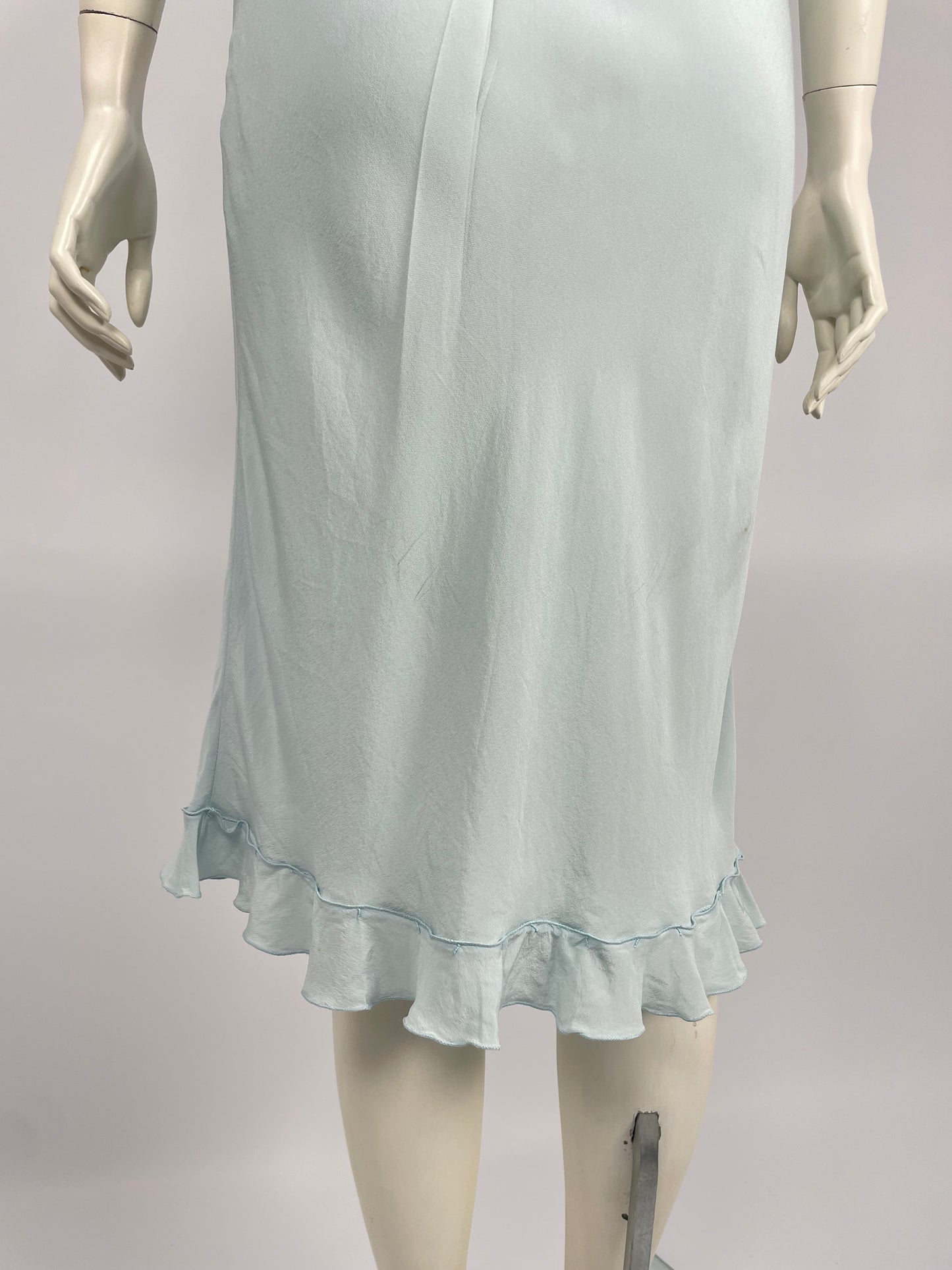 Prada 1990’s bias cut flared maxi dress