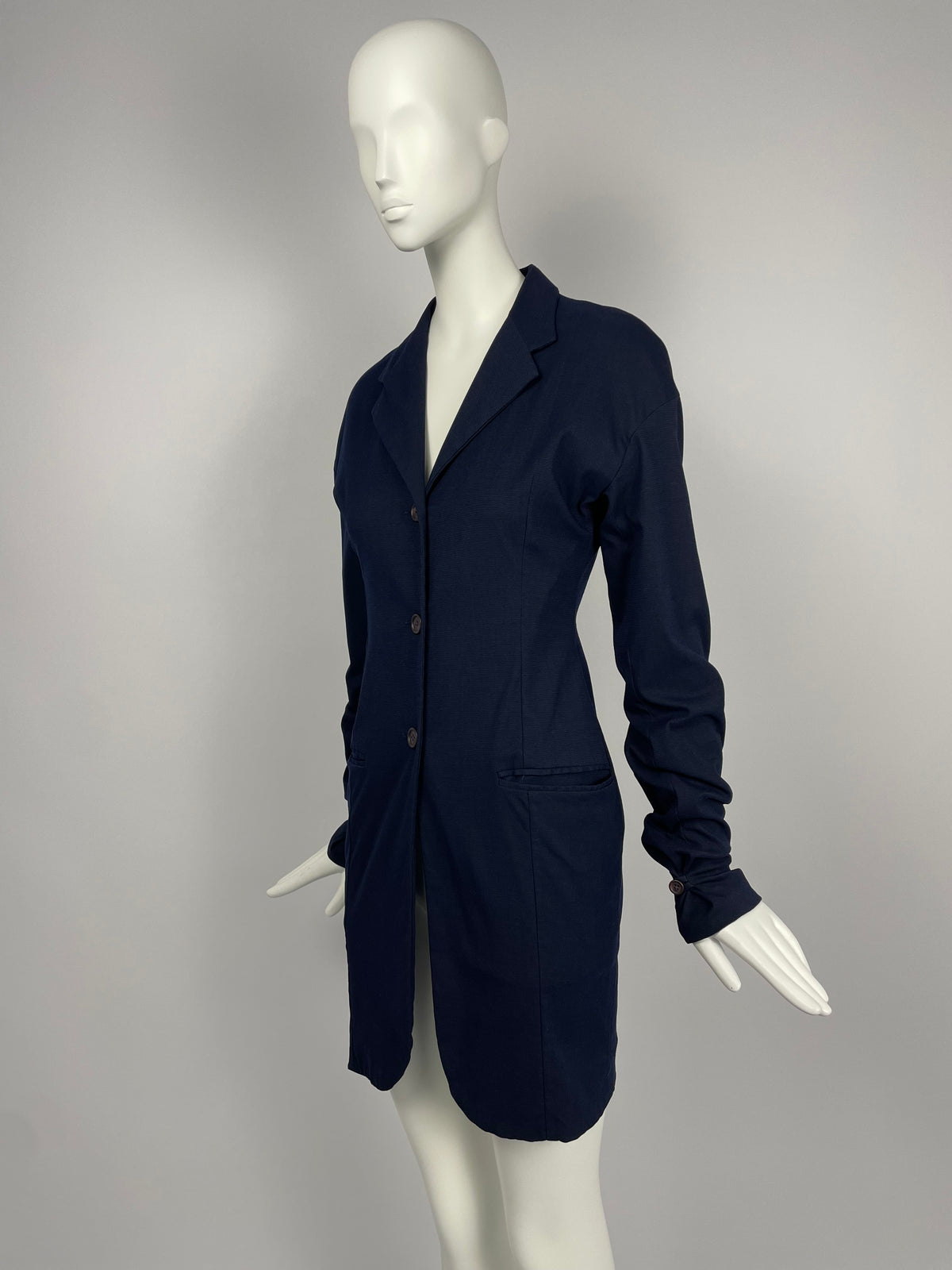 Dolce & Gabbana early 1990's Elastic corduroy coat
