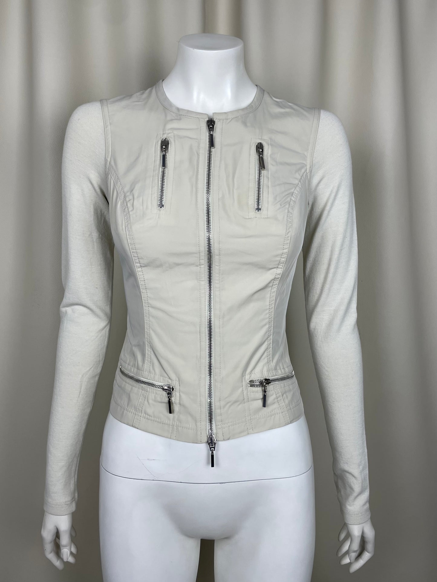 Plein Sud 1990’s Knit and Nylon Jacket (S)