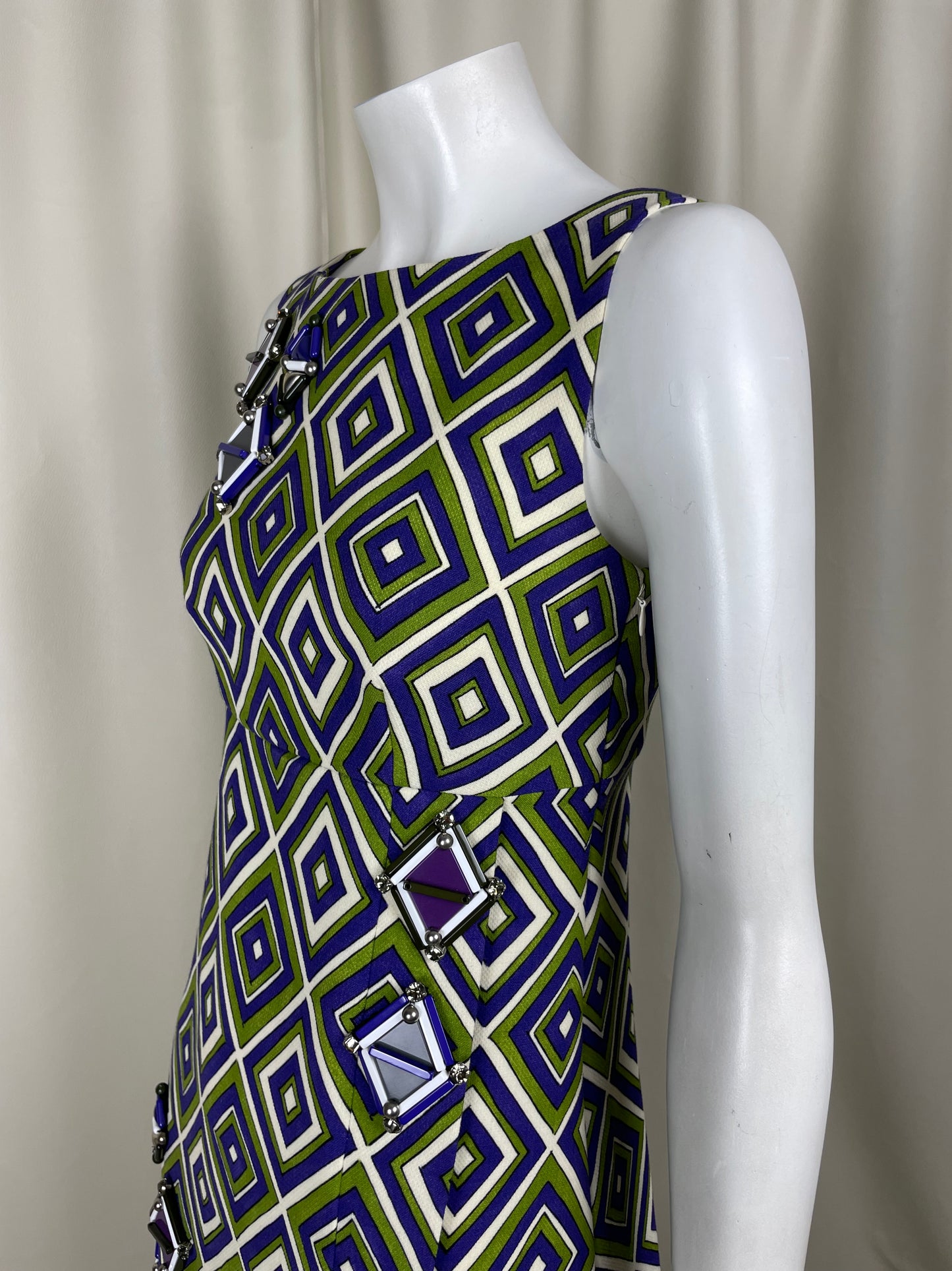 Prada F/W 2012 Resin Applique dress