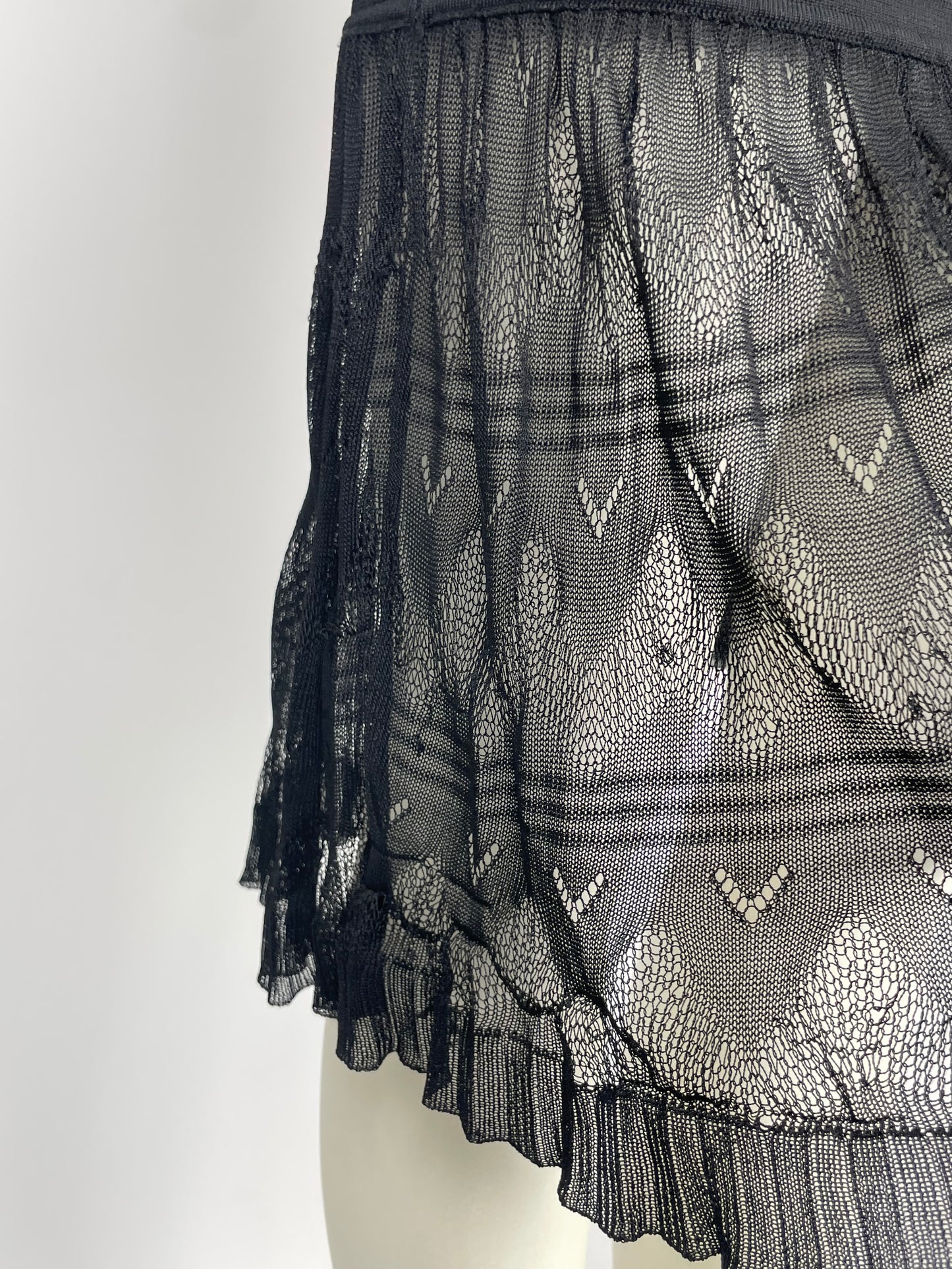 Gianni Versace 1990’s Lace Mini Skirt