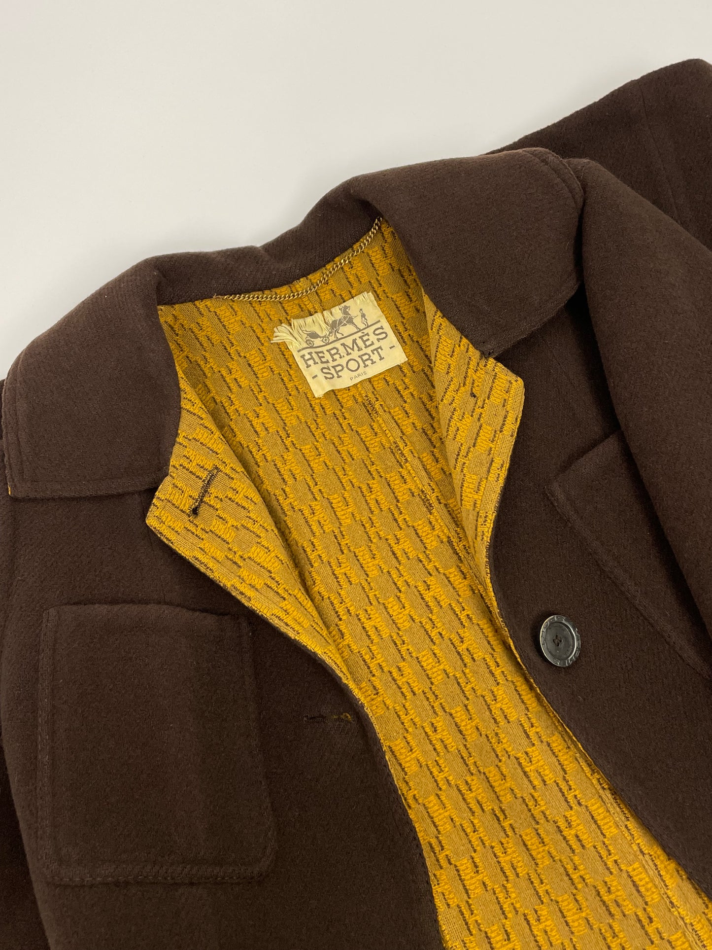 Hermès 1970’s Wool coat.