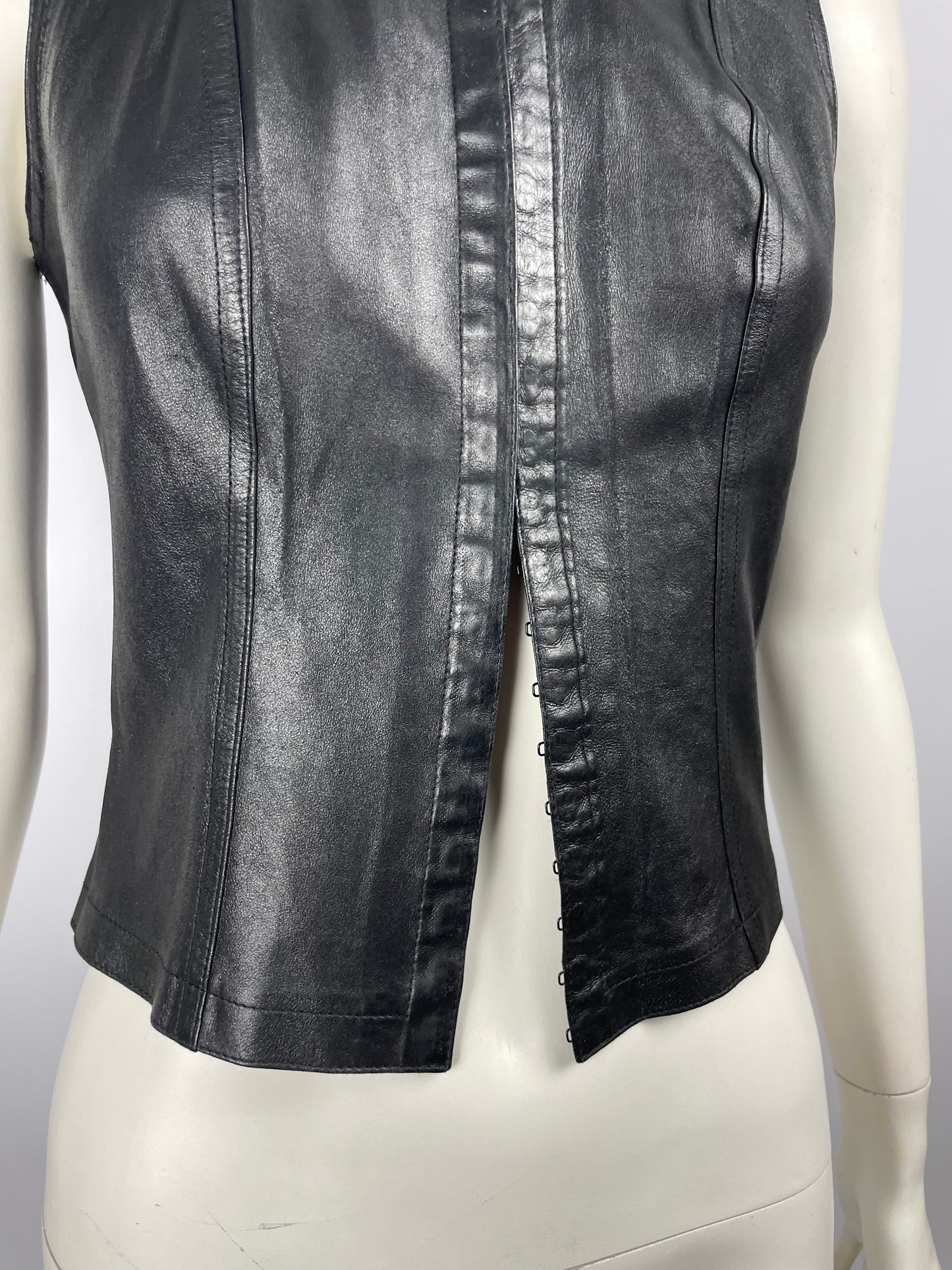 Plein Sud F/W 2002 Leather Vest
