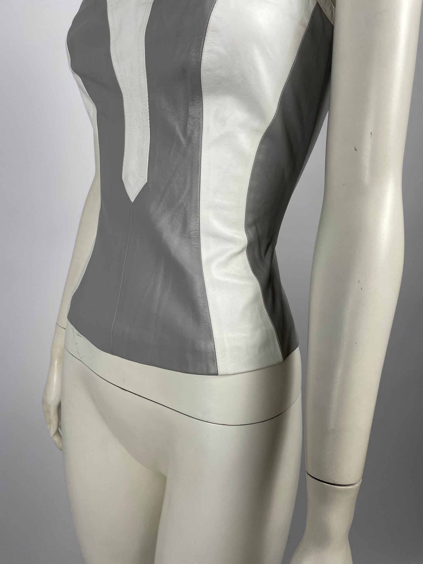 Plein Sud F/W 1991 Leather Bustier