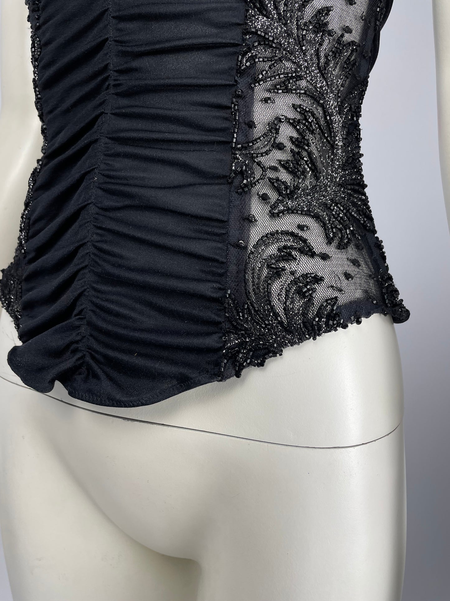Gianni Versace Couture Sera F/W 1987 stones cups bustier