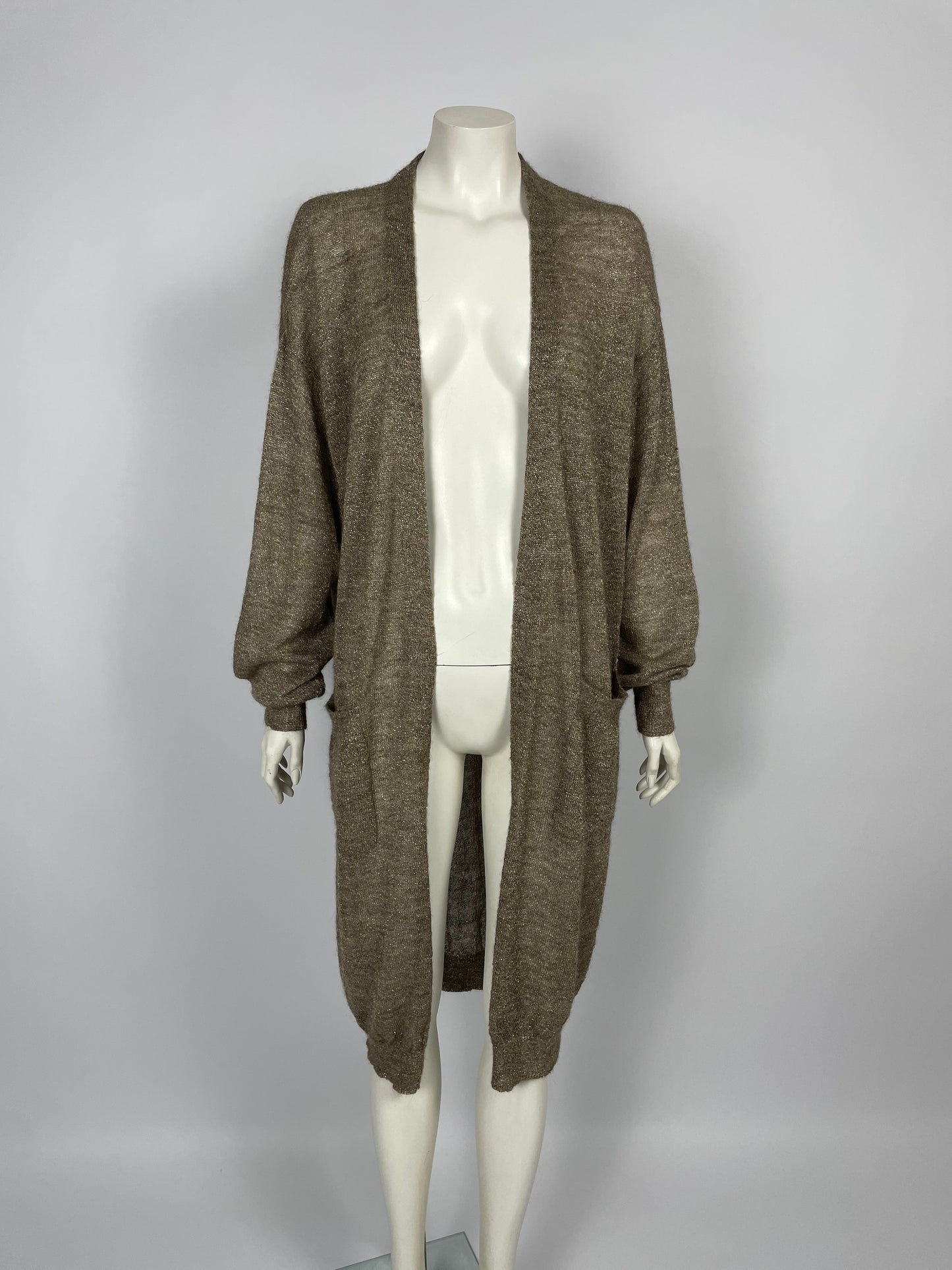 Dries van Noten 2000’s Glittery maxi cardigan