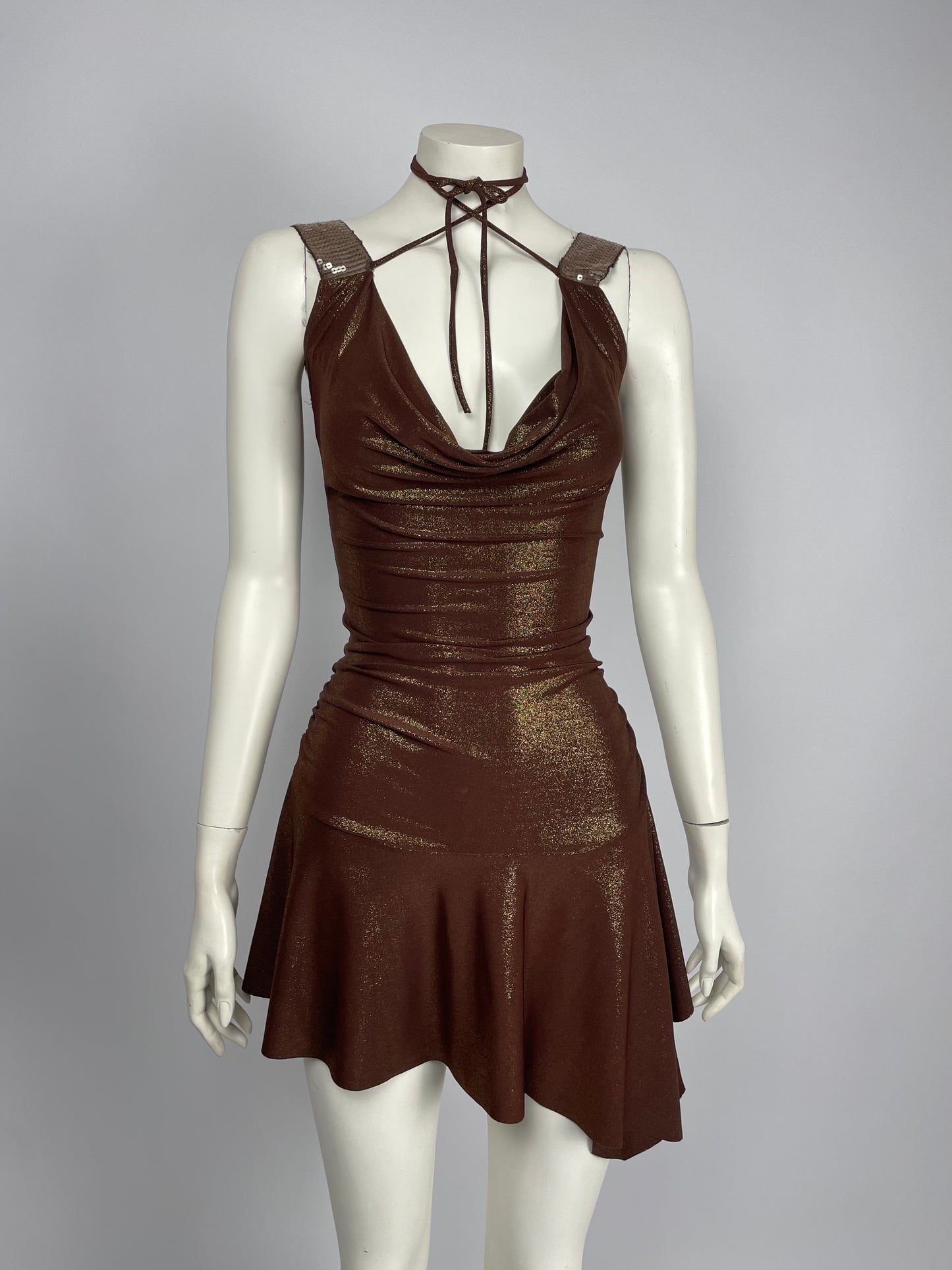 Gianni Versace Couture 1990's Glitter & sequins dress