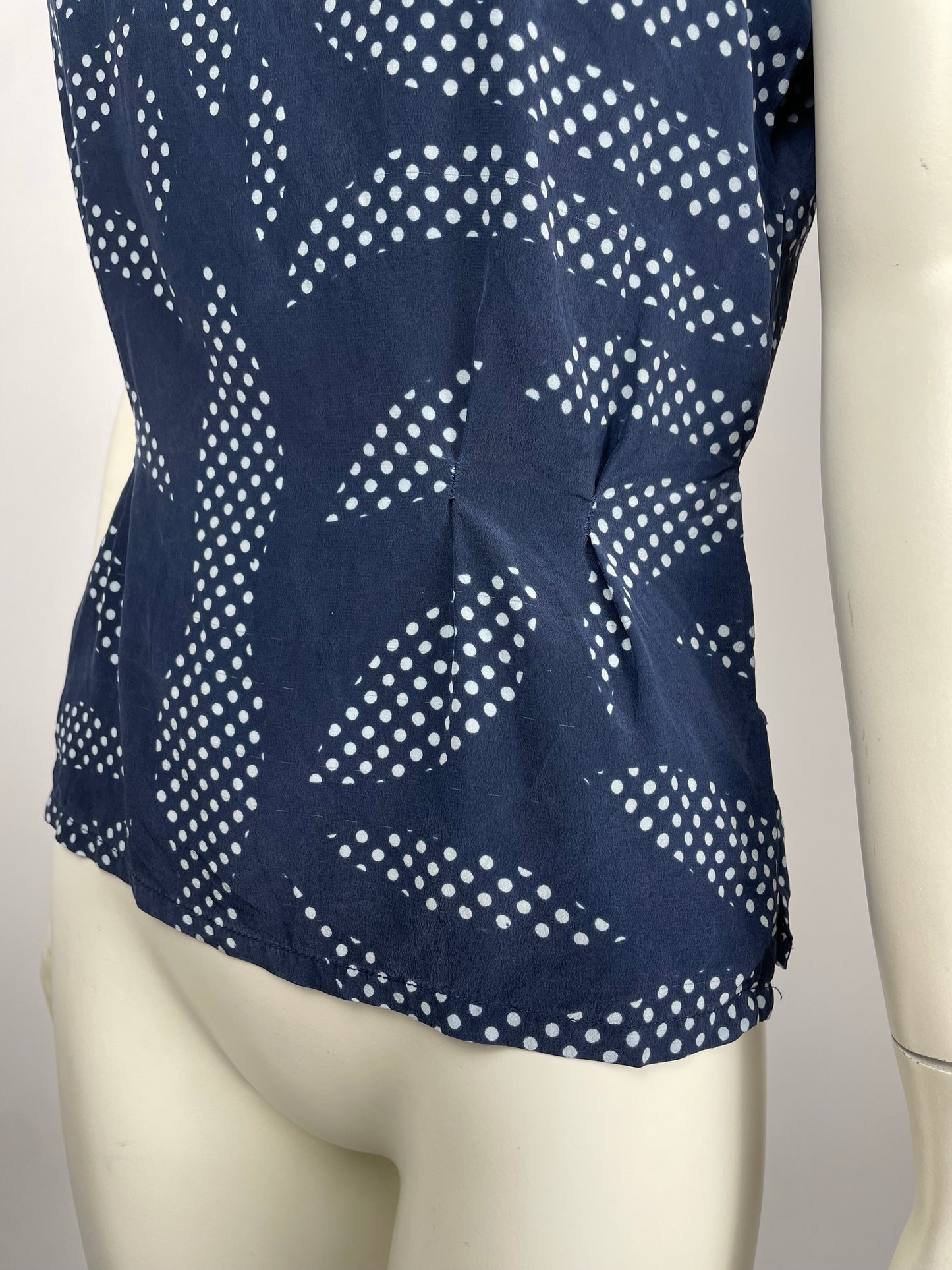 Givenchy Couture early 1990’s Polka print vest