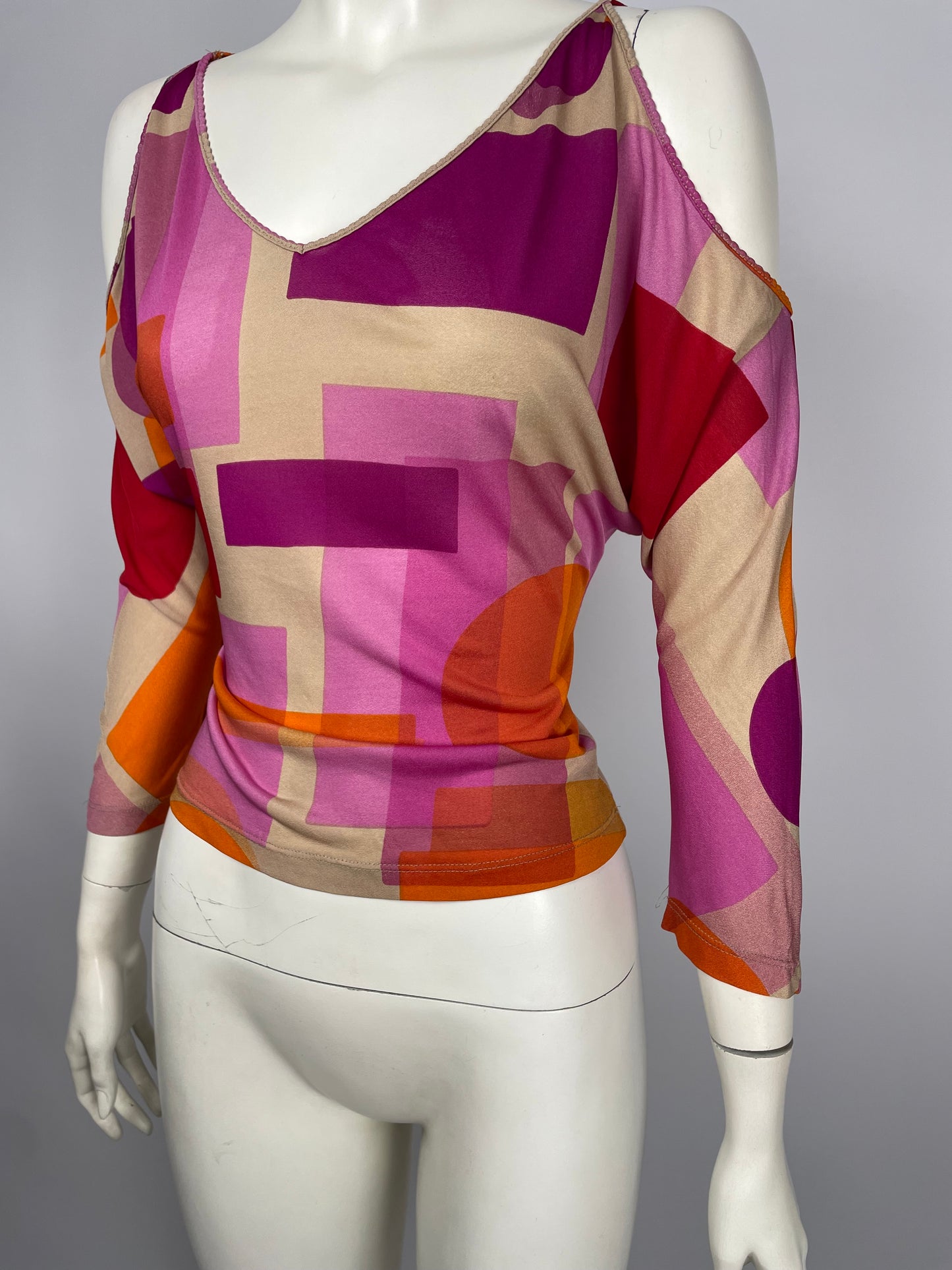 Claude Montana 2000’s Open shoulders blouse