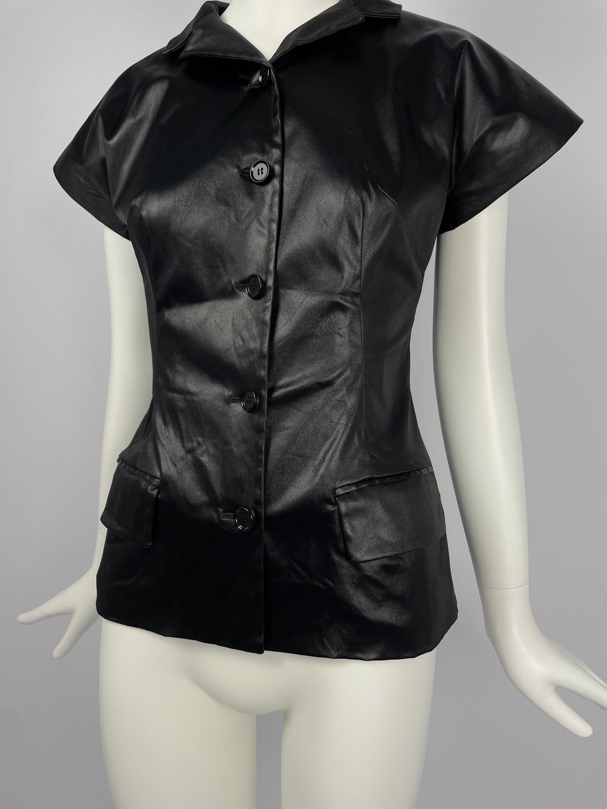 Dolce & Gabbana S/S 1999 patent leather shirt