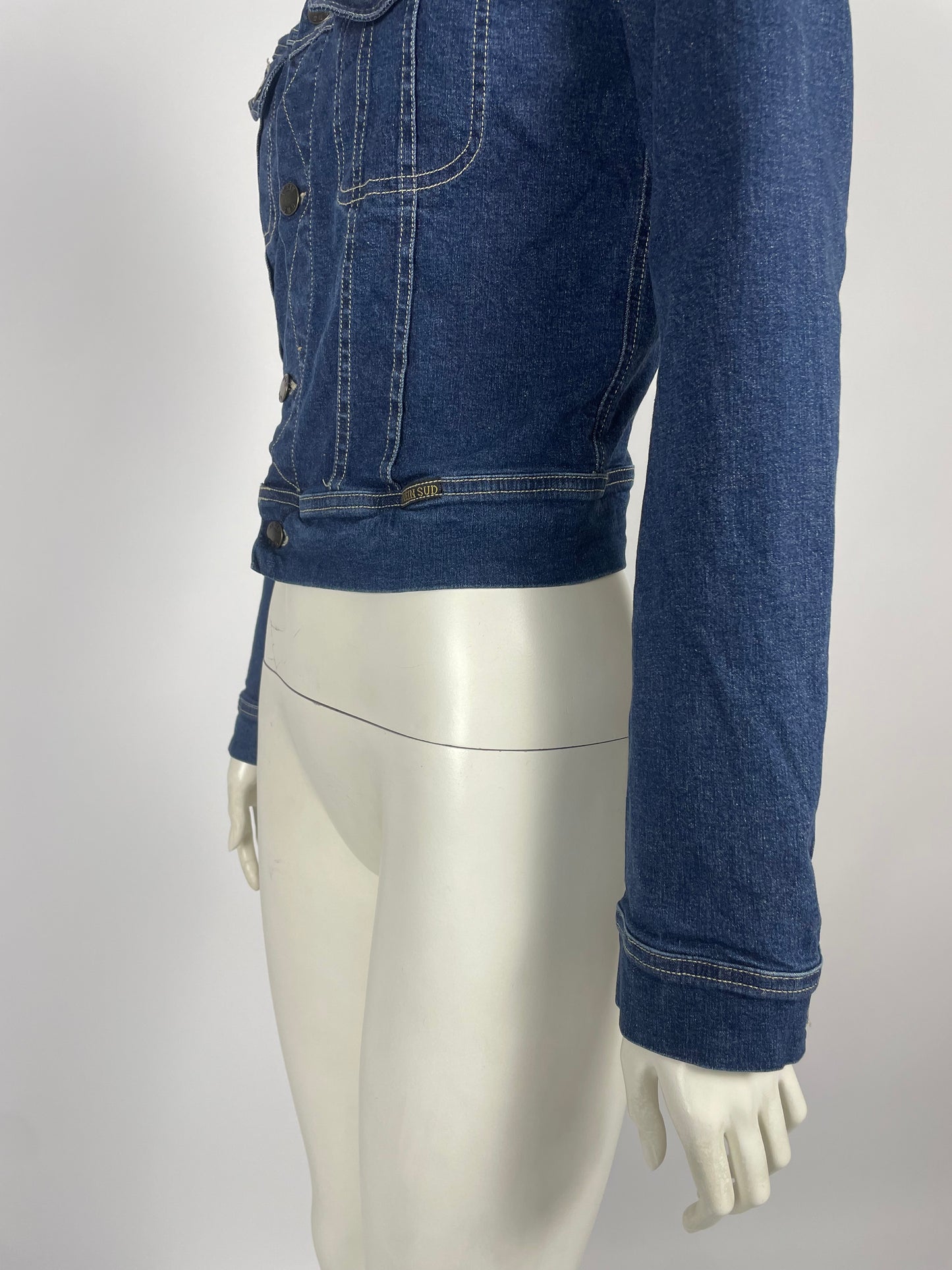 Plein Sud F/W 2000 Elastic jean jacket