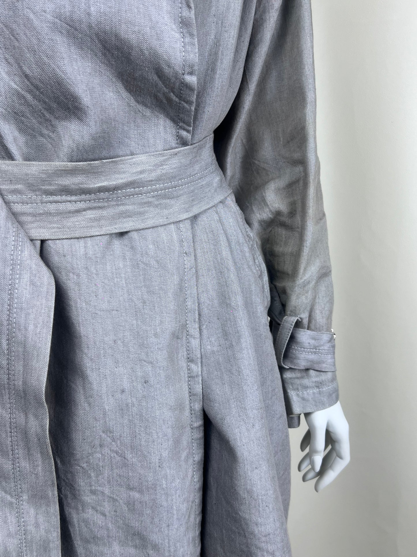 Yohji Yamamoto Y’s A/W 2013 linen trench coat (L)