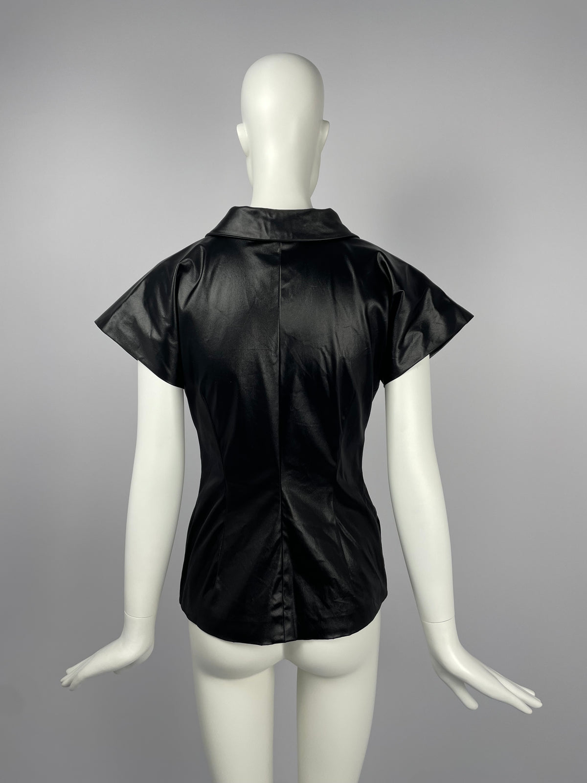 Dolce & Gabbana S/S 1999 patent leather shirt