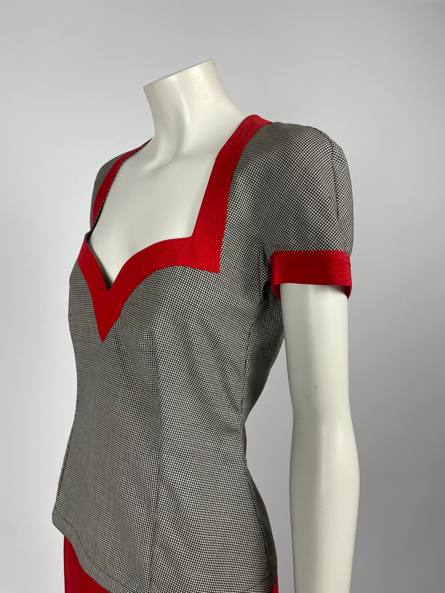 Gianni Versace F/W 1991 Houndstooth full set