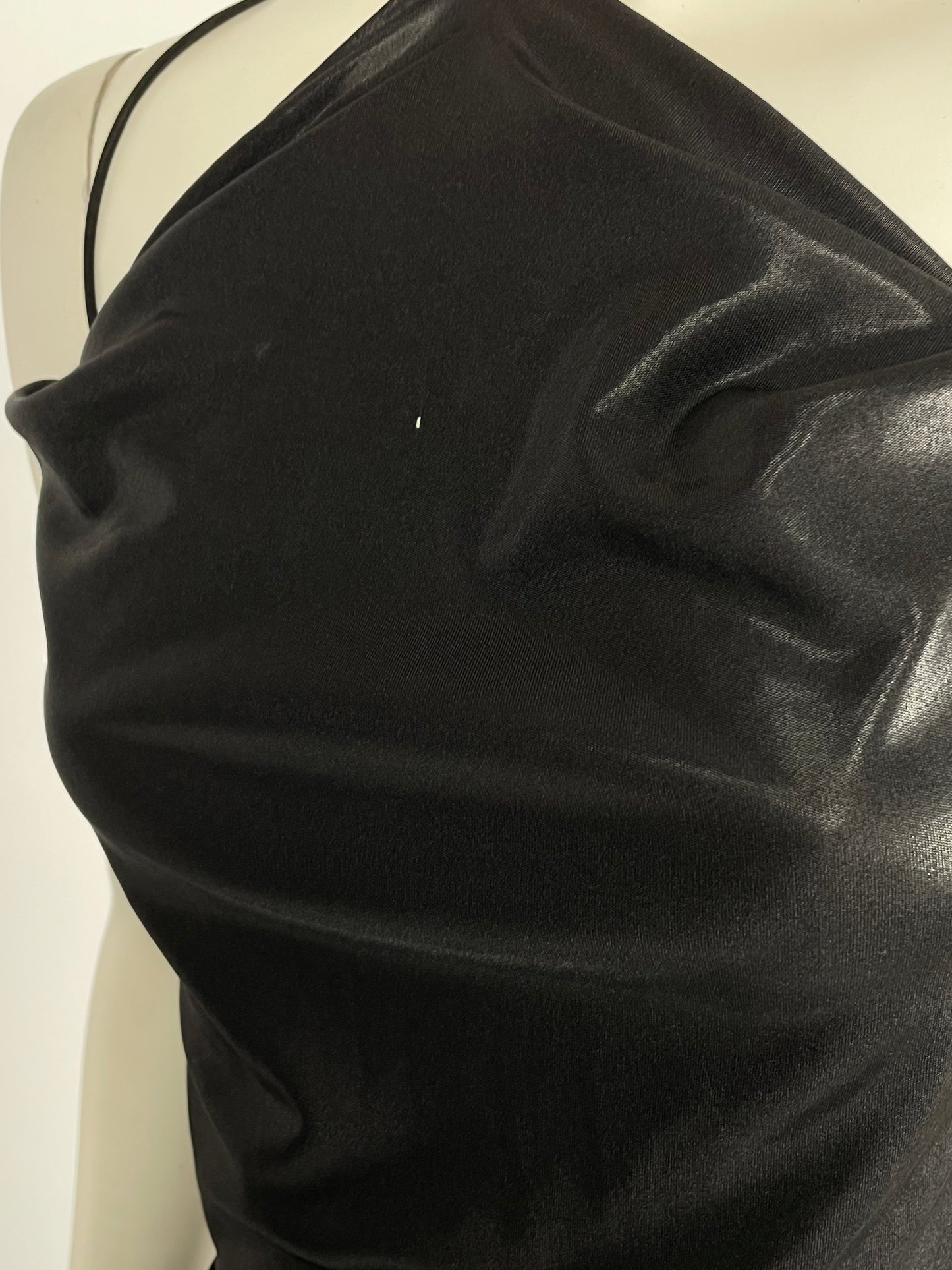 Plein Sud 1990’s Glittery bondage maxi dress