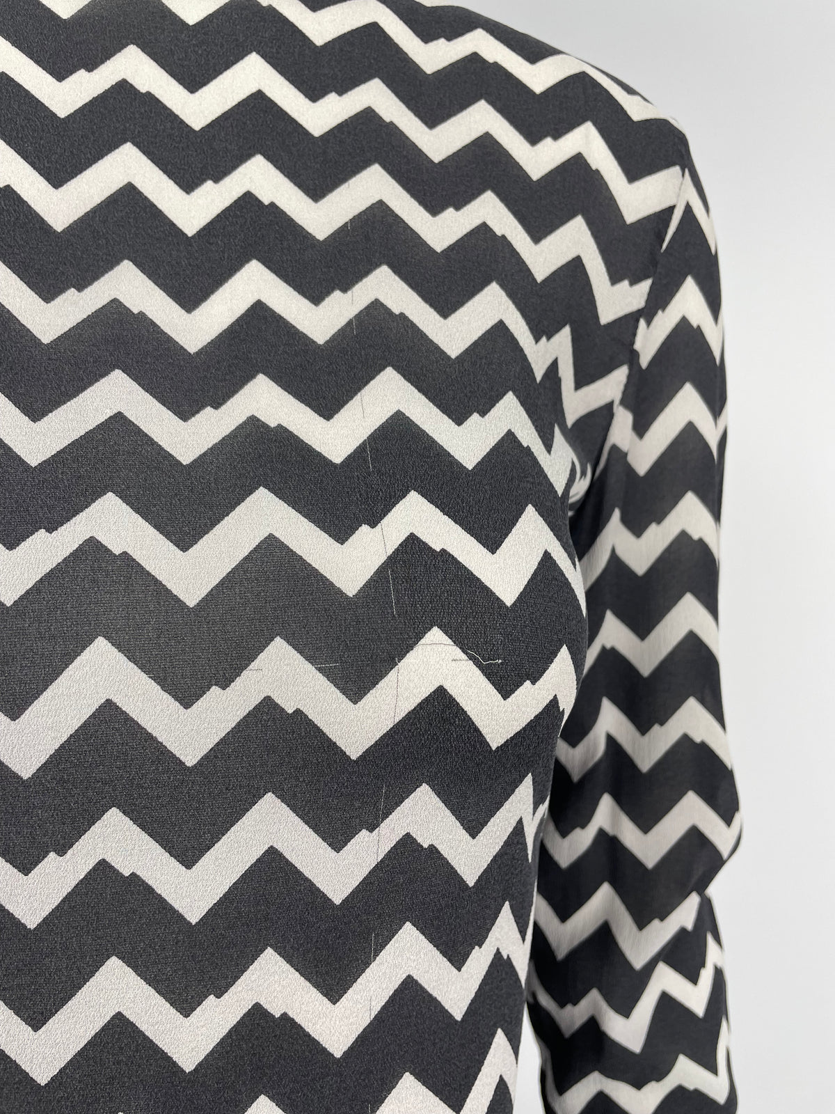 Gianni Versace 1990's stripes print top