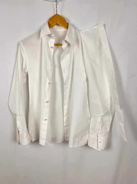 Yohji Yamamoto white Lapel shirt (S)