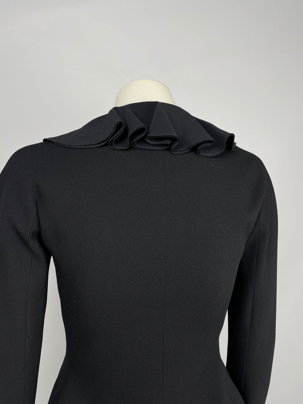 Dior by John Galliano S/S 2008 ruffle neckline bar jacket