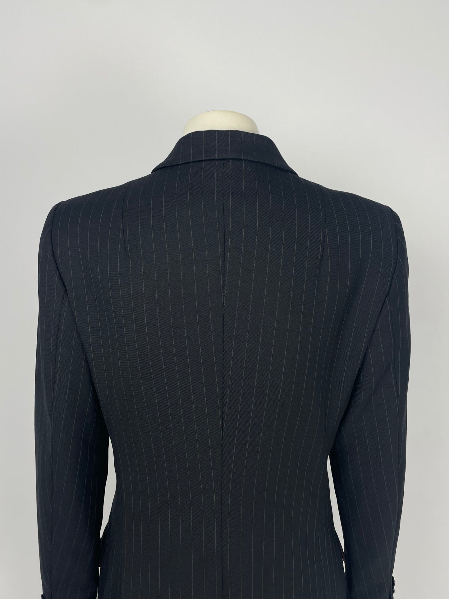 Dolce & Gabbana F/W 1997 Pinstripe Tailored Coat