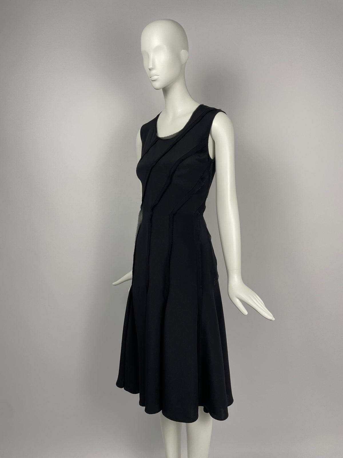 Oscar de la Renta 2000's Bias cut silk dress
