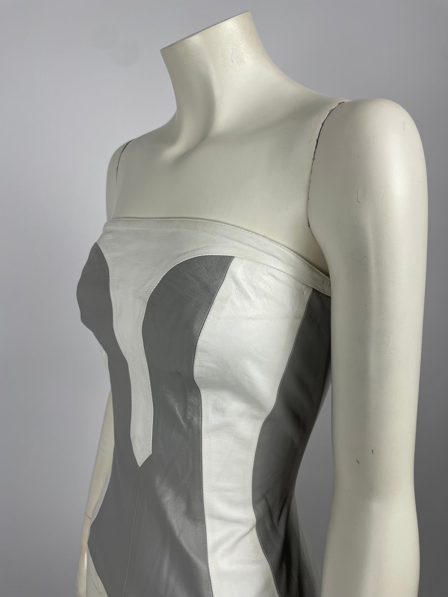 Plein Sud F/W 1991 Leather Bustier