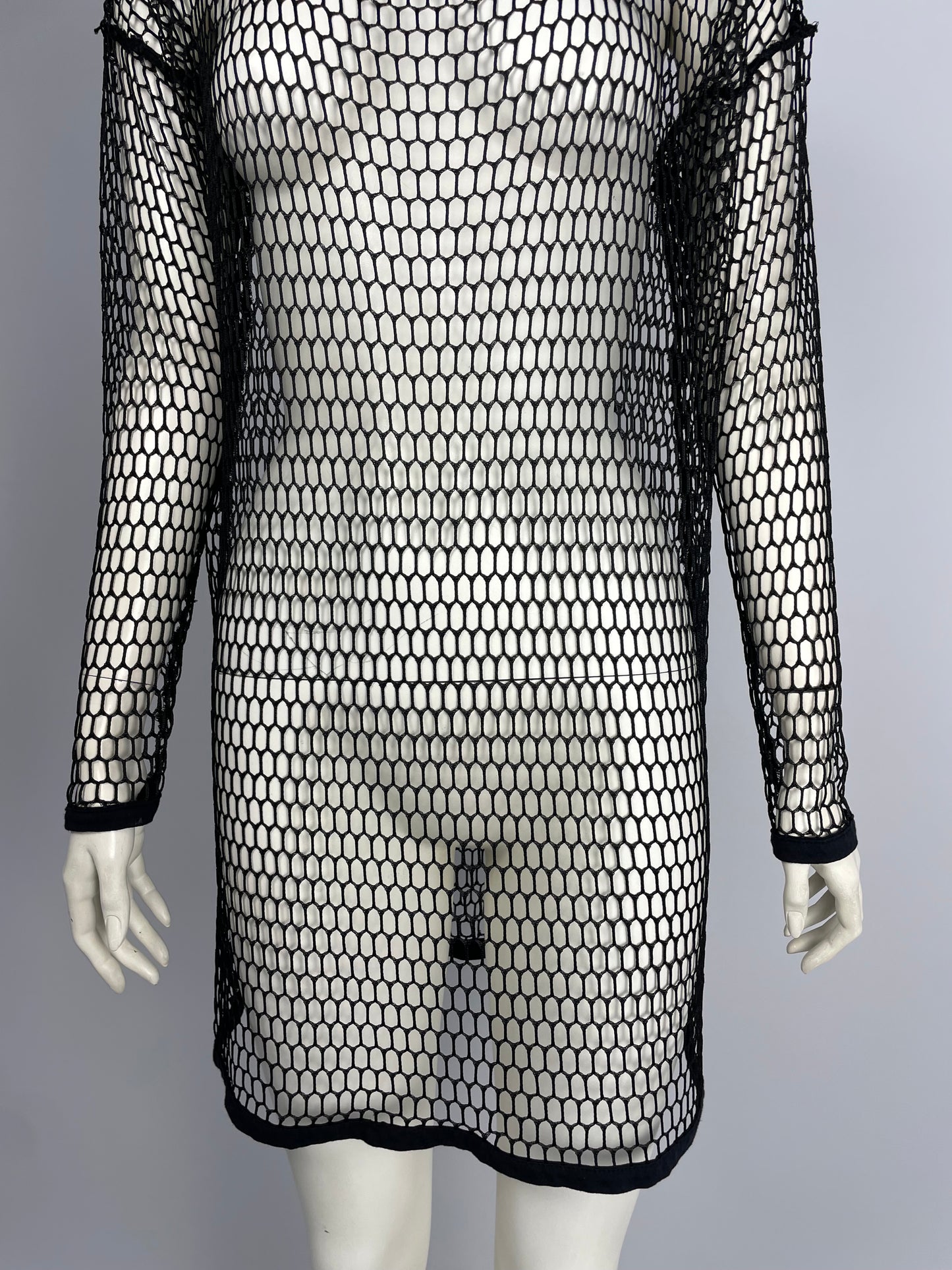 Dolce & Gabbana S/S 1997 net mini dress.