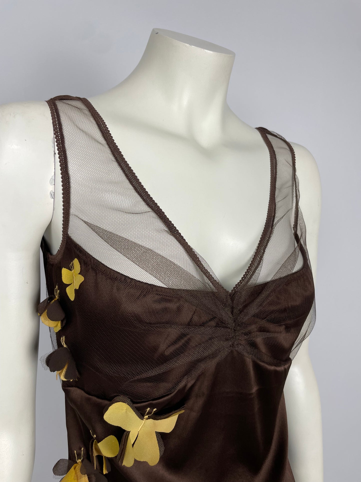 John Galliano F/W 2005 silk butterfly top