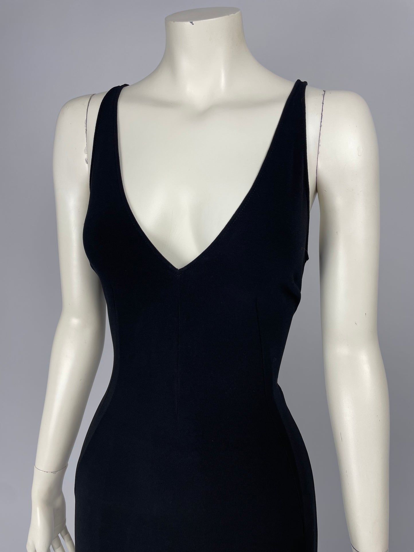 Dolce & Gabbana 1990’s Tailored V neck dress.