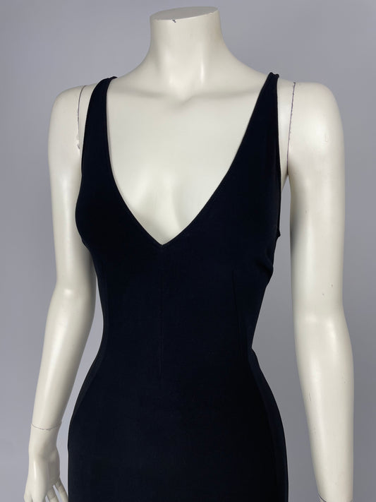 Dolce & Gabbana 1990’s Tailored V neck dress.