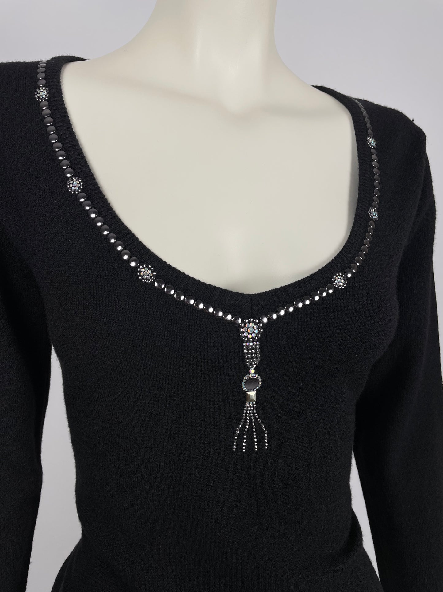 Claude Montana late 1990’s wide neckline top.
