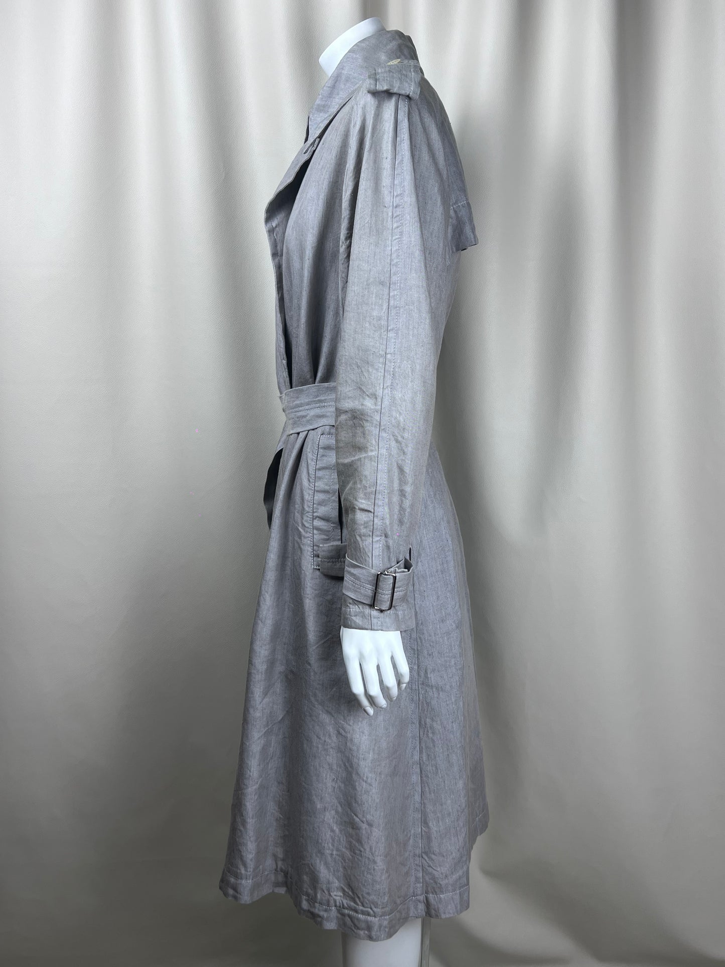 Yohji Yamamoto Y’s A/W 2013 linen trench coat (L)