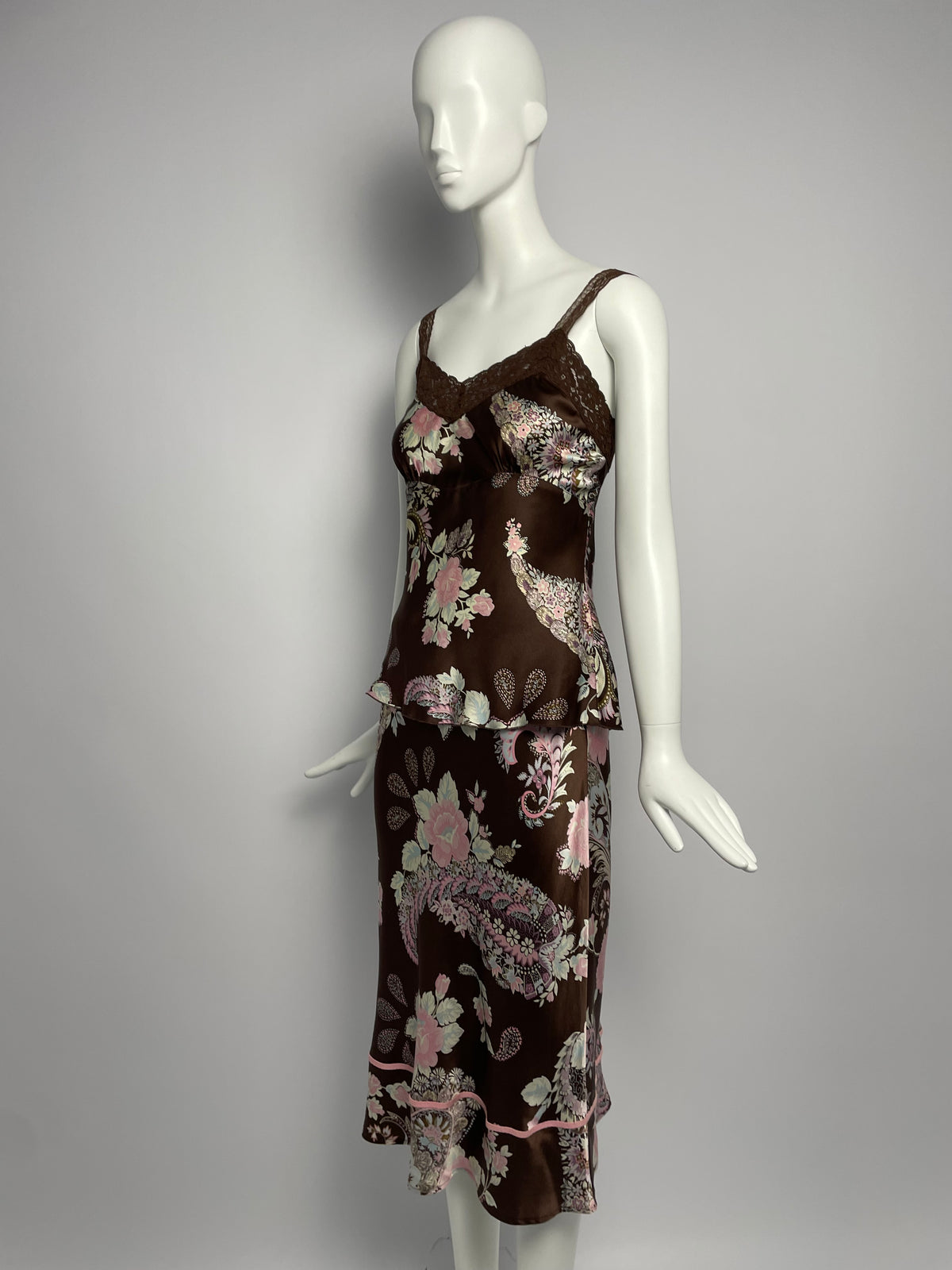Gerard Darel 2000’s Silk floral set