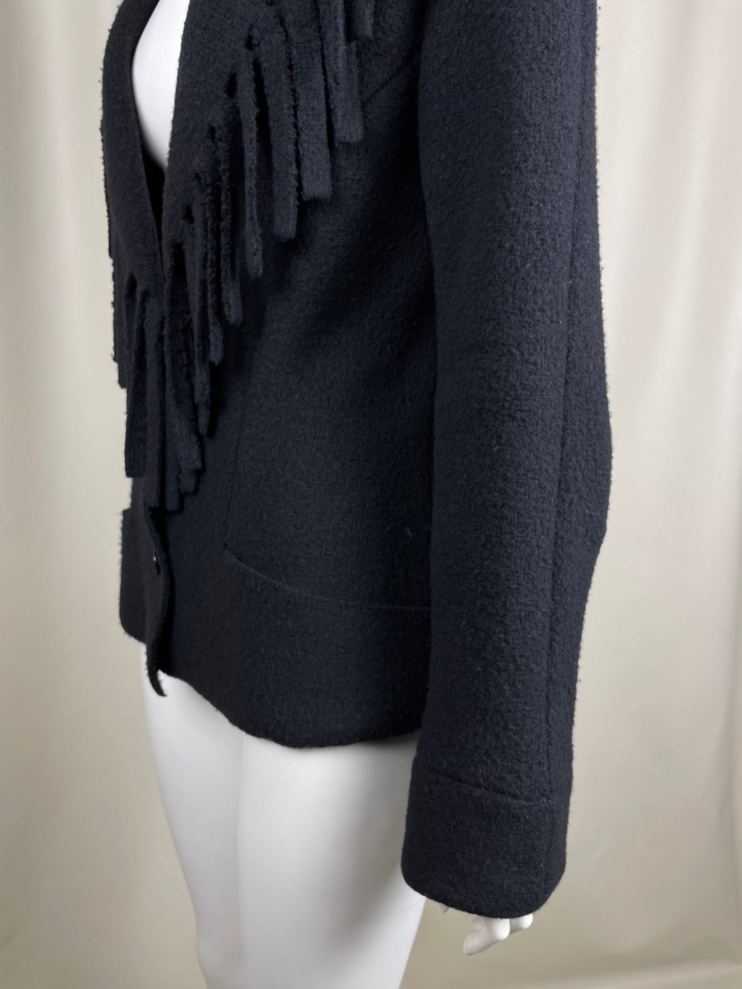 Thierry Mugler Fringes Wool Jacket (L)