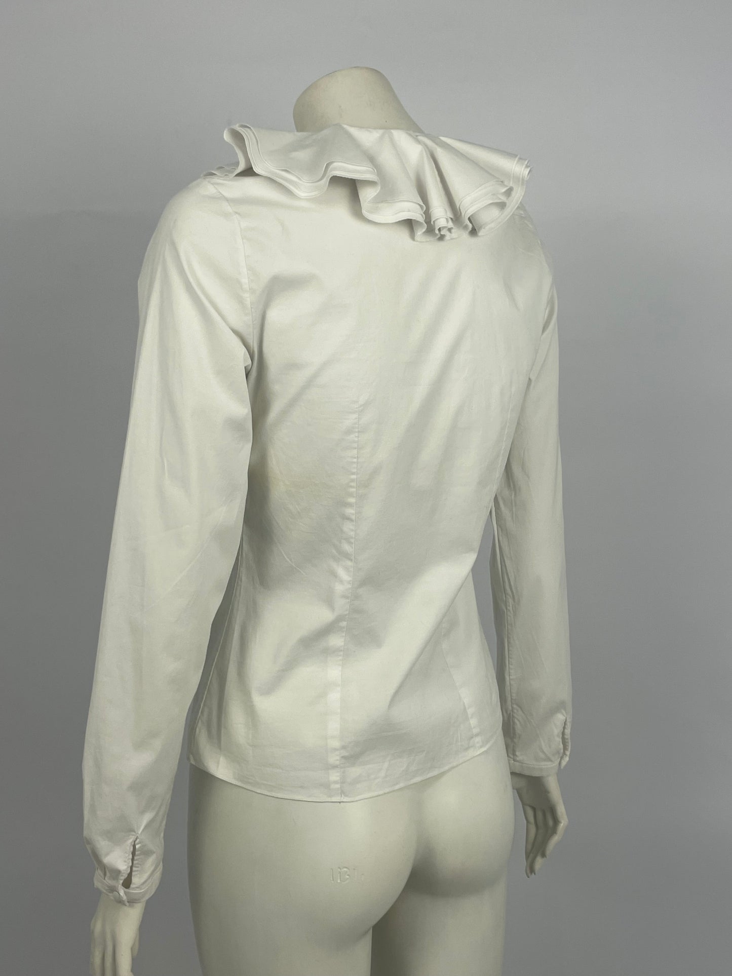 Dior by John Galliano F/W 2008 ruffled white chemise