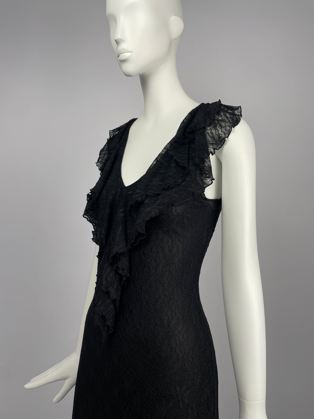 Blugirl Blumarine 2000's lace midi dress