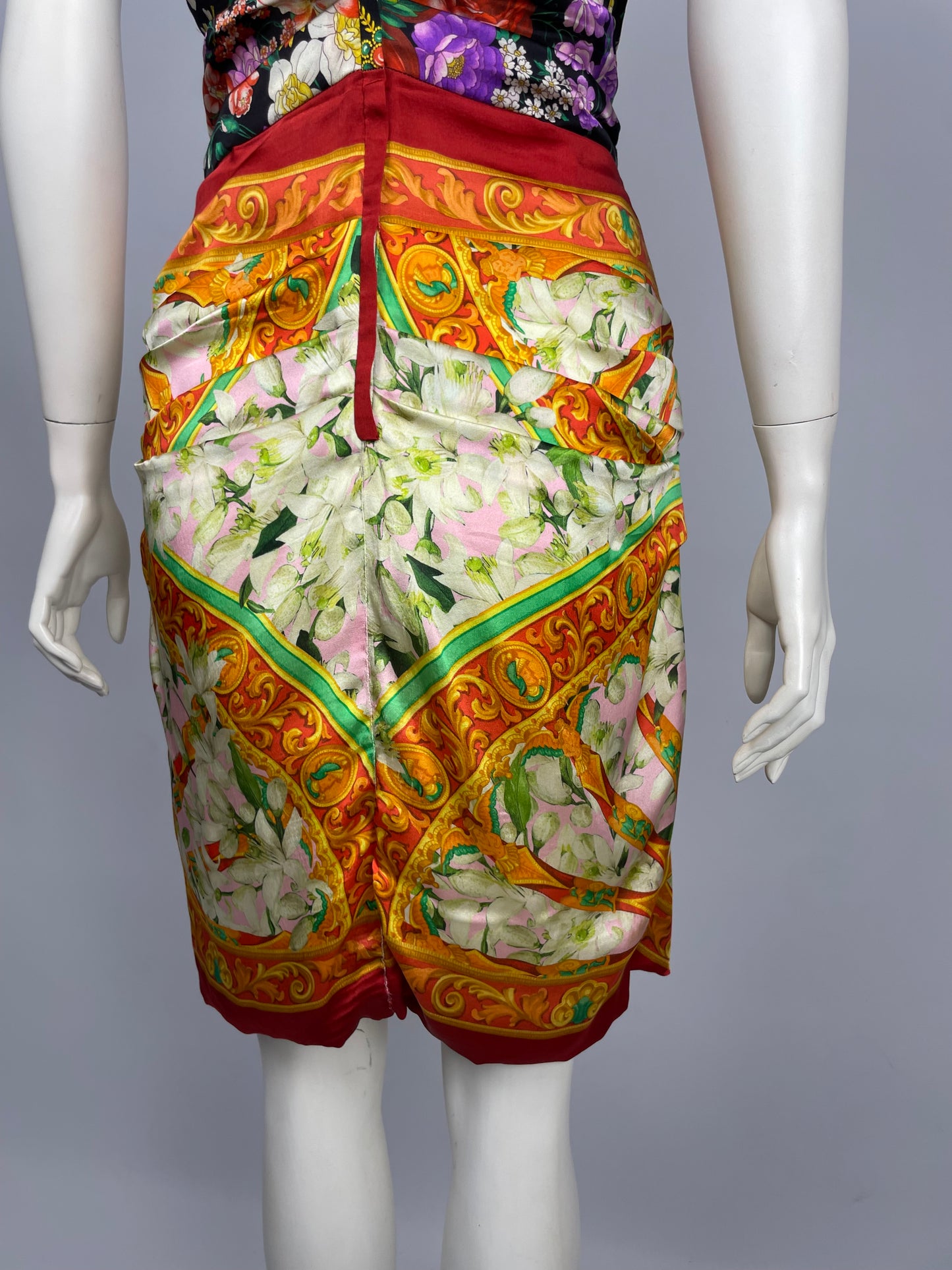 Dolce Gabbana Flower Print Dress