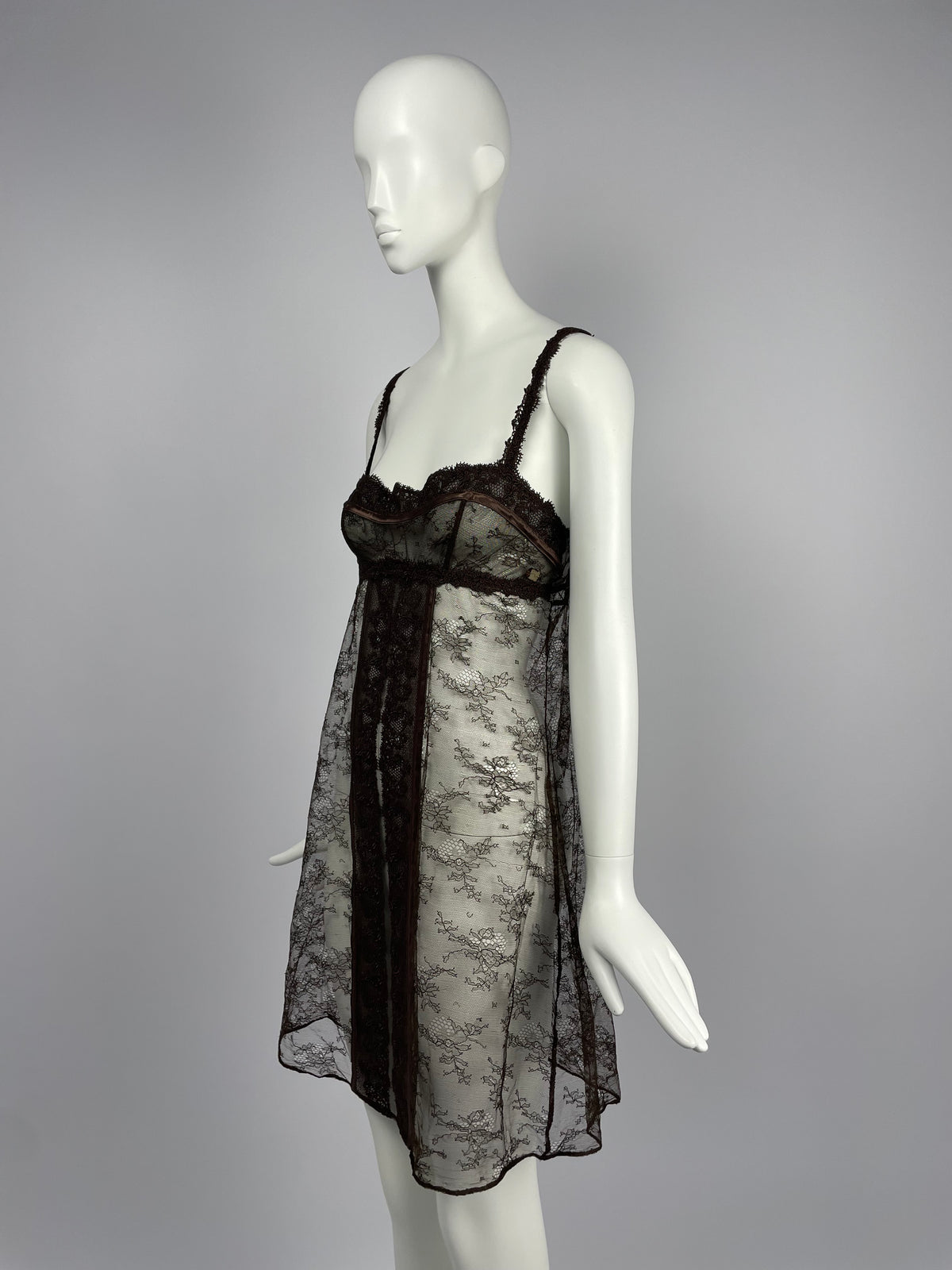 Dior by John Galliano 2000’s lingerie dress