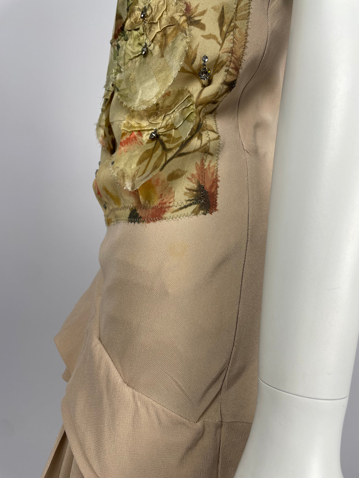 Dior by John Galliano S/S 2007 Pleated maxi dress