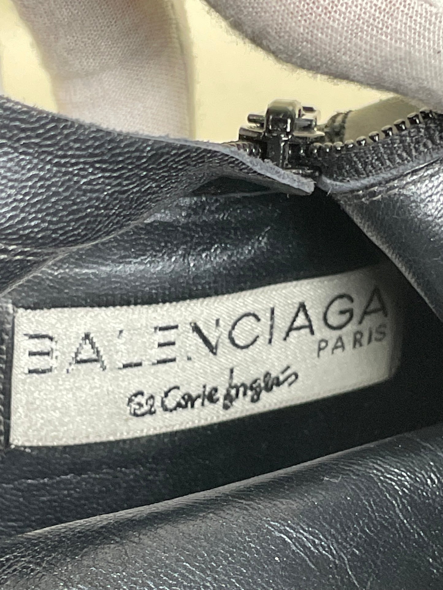Balenciaga Leather Boots (37)