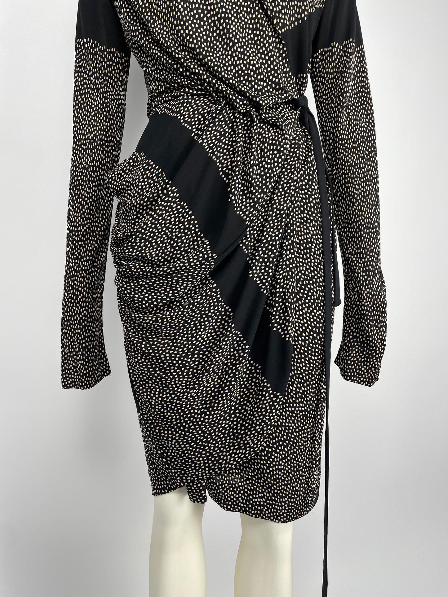 Balenciaga by Nicolas Ghesquiere 2010 Polka dots tie dress