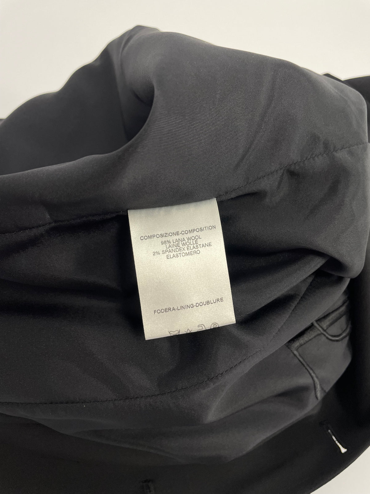 Saint Laurent by Tom Ford F/W 2003 blue tie blazer