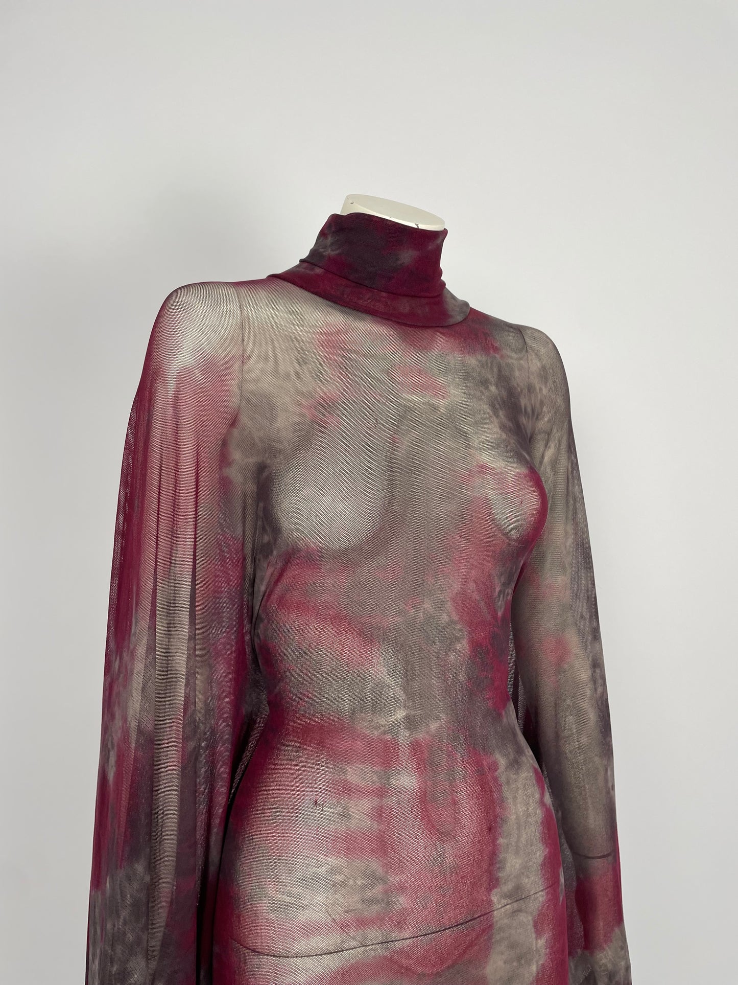 Plein Sud mesh cape dress