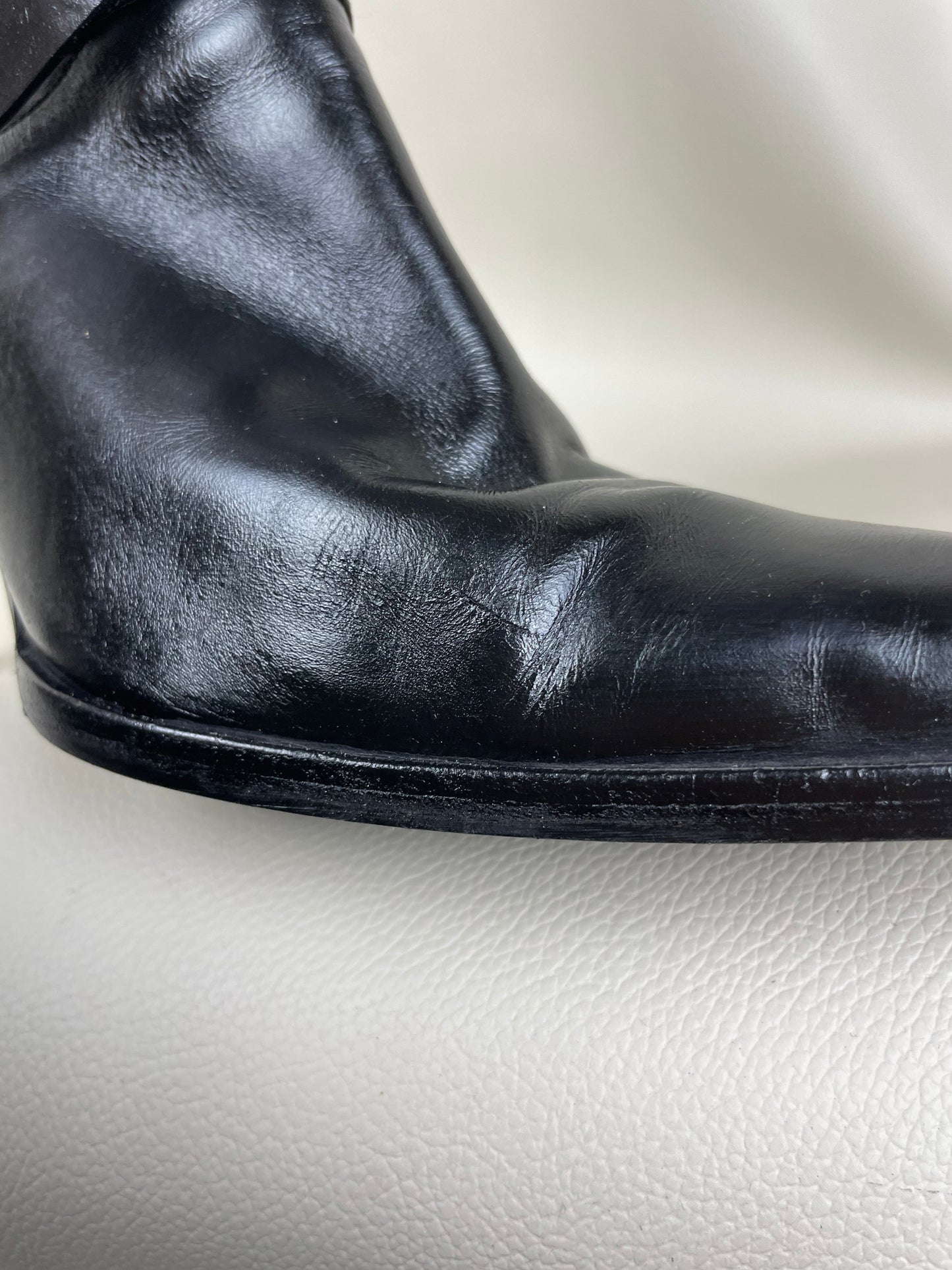 Balenciaga Leather Boots (37)