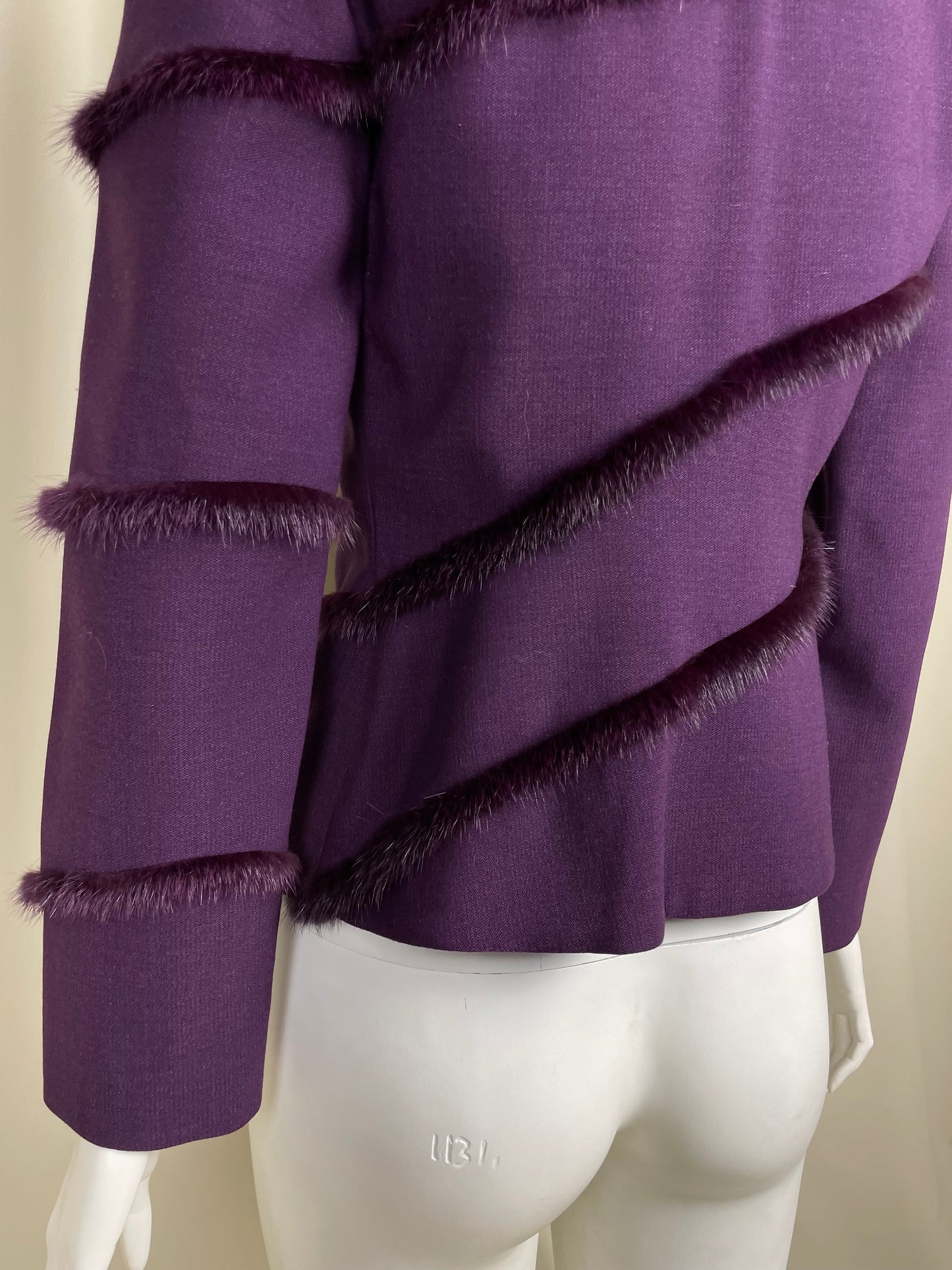 Gianni Versace Couture Fur Blazer